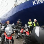 Ijmuiden Felison Terminal warteten auf die Einschiffung 19-07-2012