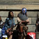 Ritter in der Royal Mile Street 28-07-2012